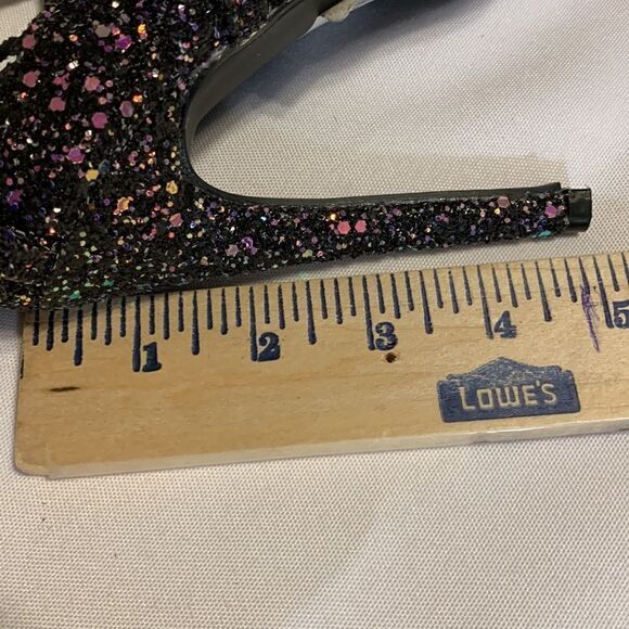 Cupid Size 8.5 Lace up the leg 5 inch open toe heels. - Picture 8 of 9